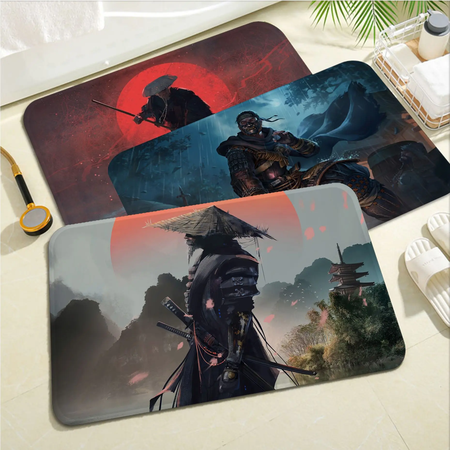Japanese Samurai Kitchen Mat Cheaper Anti-slip Modern Living Room Balcony Printed Bedside Area Rugs
Japanese Samurai Kitchen Mat Cheaper Anti-slip Modern Living Room Balcony Printed Bedside Area Rugs