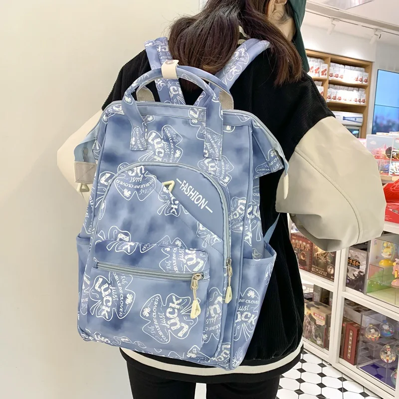 Nylon Women Backpack Cute Graffiti School Bag for Girls Waterproof Travel Backpacks Large Capacity Student Bookbags Mochila
Nylon Women Backpack Cute Graffiti School Bag for Girls Waterproof Travel Backpacks Large Capacity Student Bookbags Mochila
