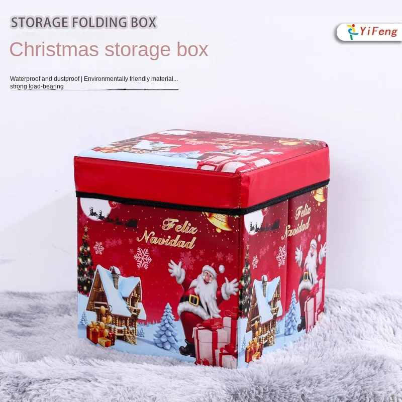 Santa Claus Storage Stool Foldable Multi-function christmas folding tree house Storage Box Clothes Toys snowman Children's Gift
Santa Claus Storage Stool Foldable Multi-function christmas folding tree house Storage Box Clothes Toys snowman Children's Gift