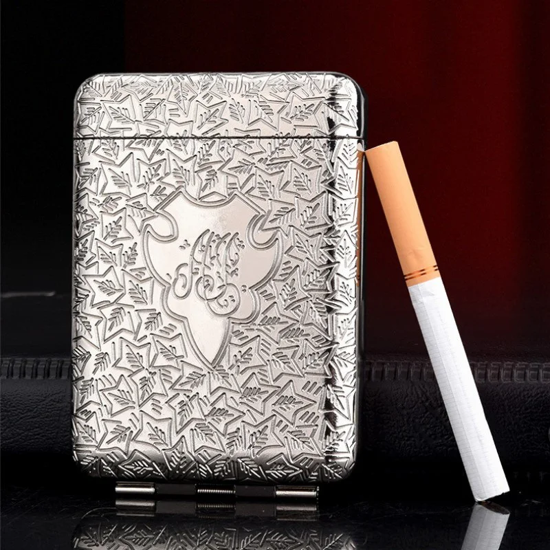 Luxury Vintage Cigarette Case Metal Carving Pocket Mini Cigarette Case Cigarette Storage Portable Cigarette Storage Tool 14pcs
Luxury Vintage Cigarette Case Metal Carving Pocket Mini Cigarette Case Cigarette Storage Portable Cigarette Storage Tool 14pcs
