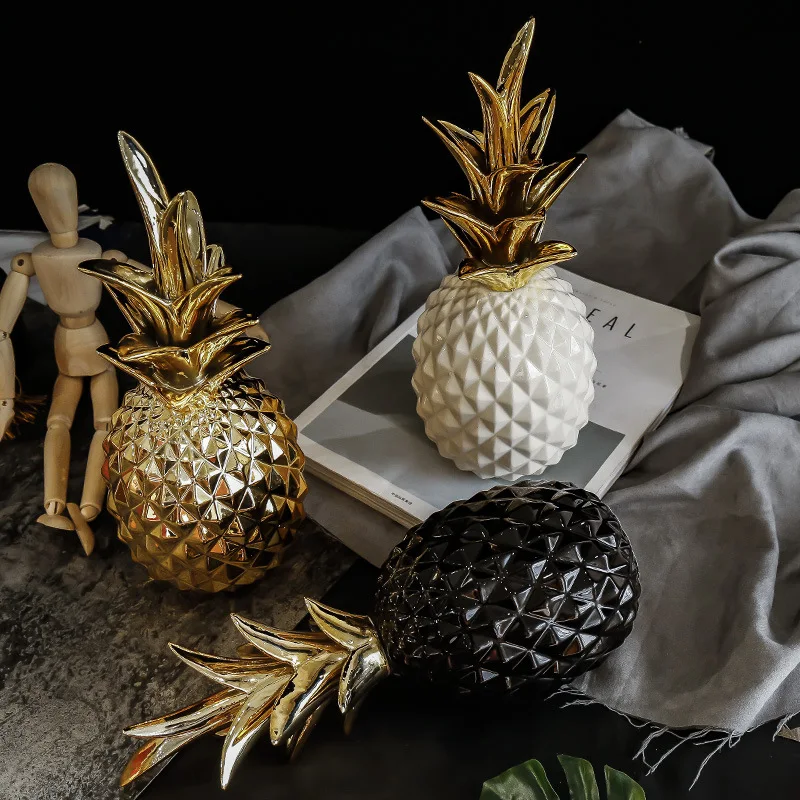 Nordic Light Luxury Ceramic Pineapple Golden Creative Home Living Room Porch Model Room Soft Decoration Wedding Gift
Nordic Light Luxury Ceramic Pineapple Golden Creative Home Living Room Porch Model Room Soft Decoration Wedding Gift