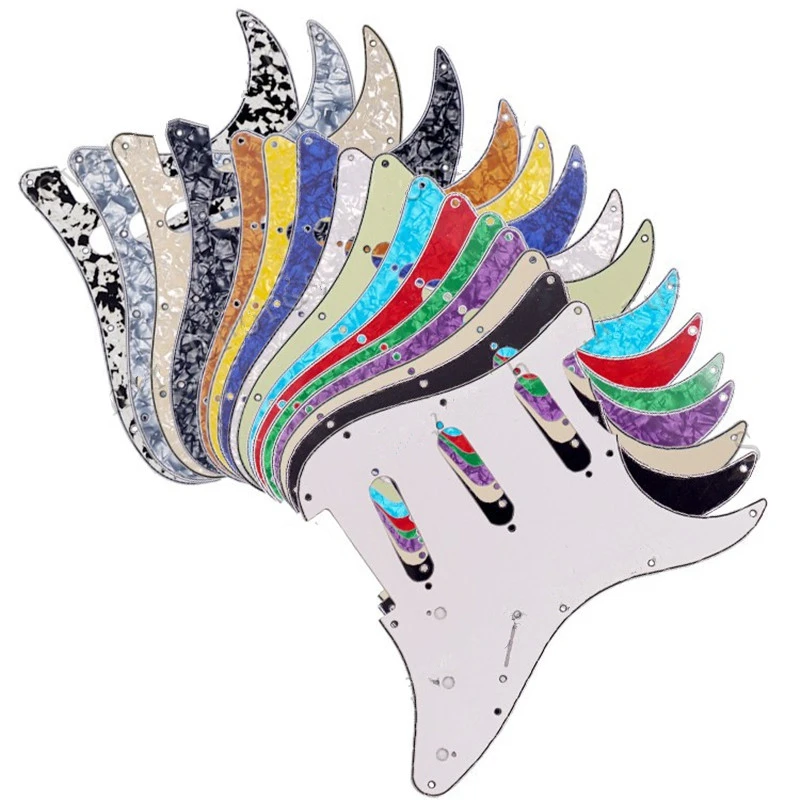 3 Ply 11 Holes Electric Guitar Pickguard Anti-Scratch Plate Multicolor For Choose Guitar Accessories Parts
3 Ply 11 Holes Electric Guitar Pickguard Anti-Scratch Plate Multicolor For Choose Guitar Accessories Parts