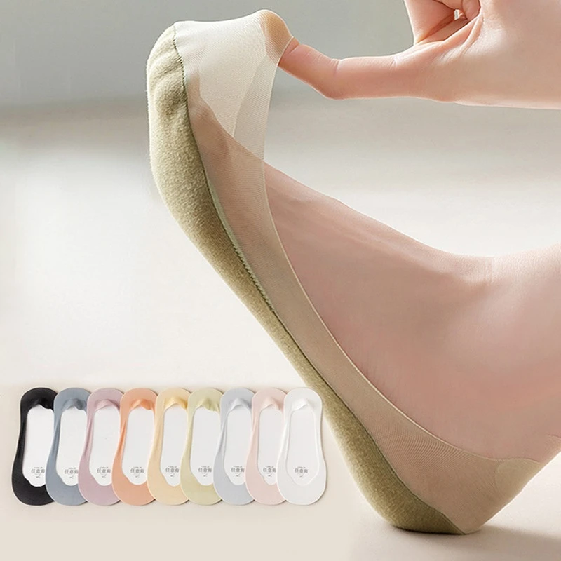 2pair Invisible Boat Socks Women Summer Ultra Thin Mesh Breathable Non Slip High Heel Socks Shallow Mouth Socks
2pair Invisible Boat Socks Women Summer Ultra Thin Mesh Breathable Non Slip High Heel Socks Shallow Mouth Socks