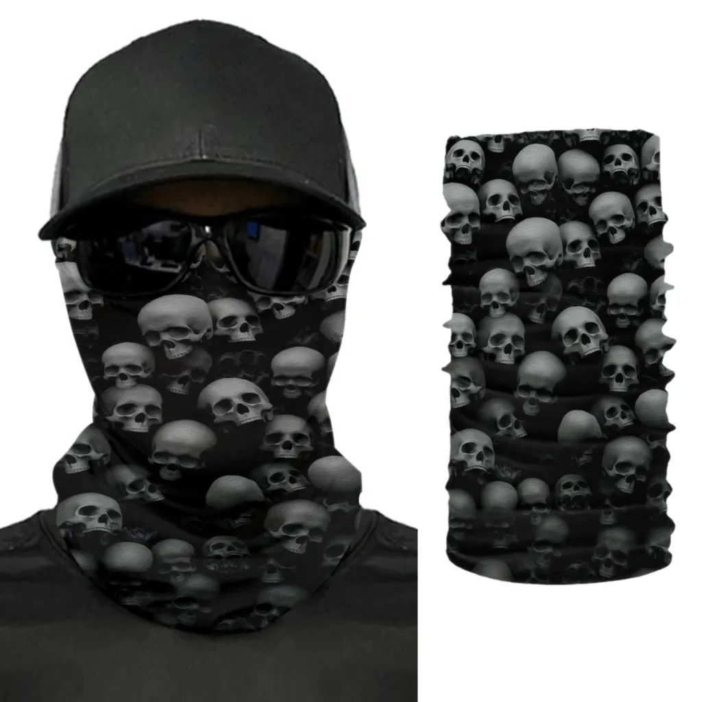 Skull Pattern Multifunction Unisex Seamless Turban Scarf Men Fishing Women Head Face Neck Cover Sunshade Headwear Scarves
Skull Pattern Multifunction Unisex Seamless Turban Scarf Men Fishing Women Head Face Neck Cover Sunshade Headwear Scarves