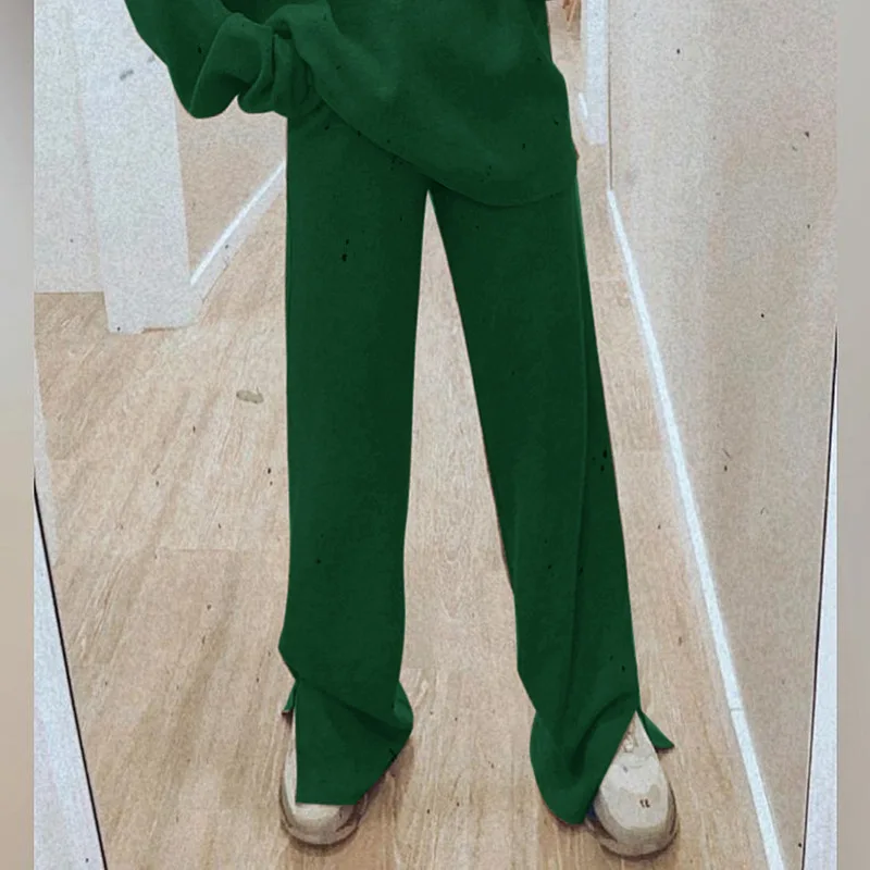 Spring/Summer 2022 New Style Pure Color Slightly Spicy Pants Women Split Casual Casual All-match Trousers Women's Casual Pants
Spring/Summer 2022 New Style Pure Color Slightly Spicy Pants Women Split Casual Casual All-match Trousers Women's Casual Pants