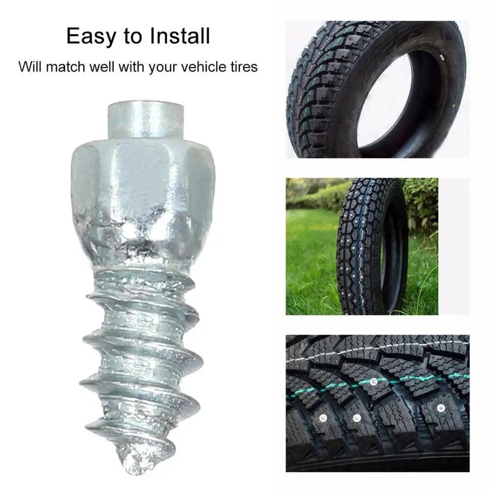 100pcs Winter Anti-Slip Screws Nails Tool Car Snow Tire Spikes Motorcycle Bike Shoe Anti Skid Snow Spikes Studs Screws Universal
100pcs Winter Anti-Slip Screws Nails Tool Car Snow Tire Spikes Motorcycle Bike Shoe Anti Skid Snow Spikes Studs Screws Universal