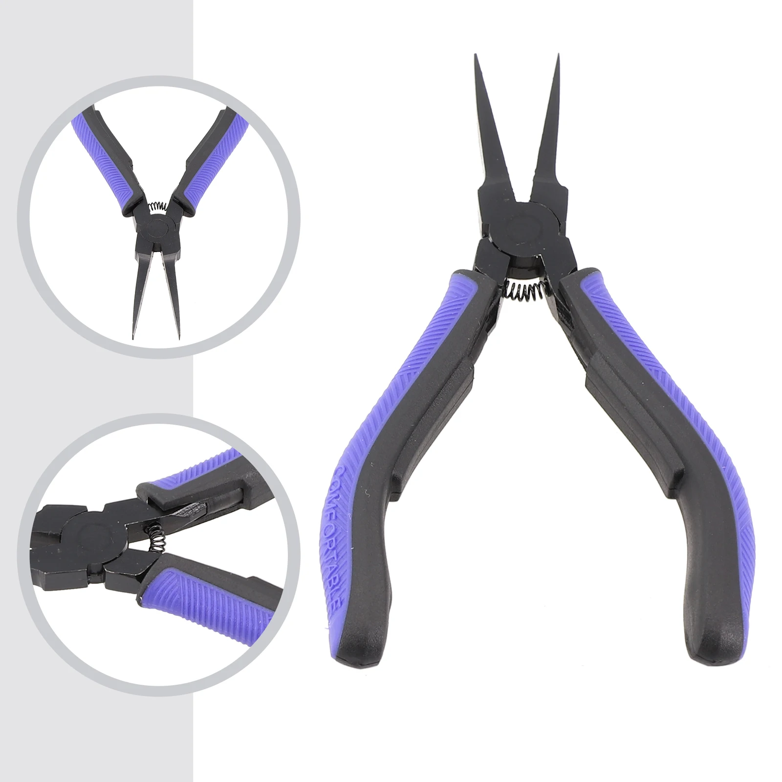 Brand New For Jewelry DIY Tool Winding Pliers Flat Nose Pliers Carbon Steel Toothless 138mm/ 5.43'' 1pc Black
Brand New For Jewelry DIY Tool Winding Pliers Flat Nose Pliers Carbon Steel Toothless 138mm/ 5.43'' 1pc Black