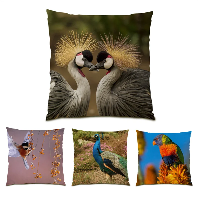 Animal Decoration Home Accessories Pillowcase Decorative Velvet Cute Animals Parrot Polyester Linen 45x45 Cushions Covers E0826
Animal Decoration Home Accessories Pillowcase Decorative Velvet Cute Animals Parrot Polyester Linen 45x45 Cushions Covers E0826