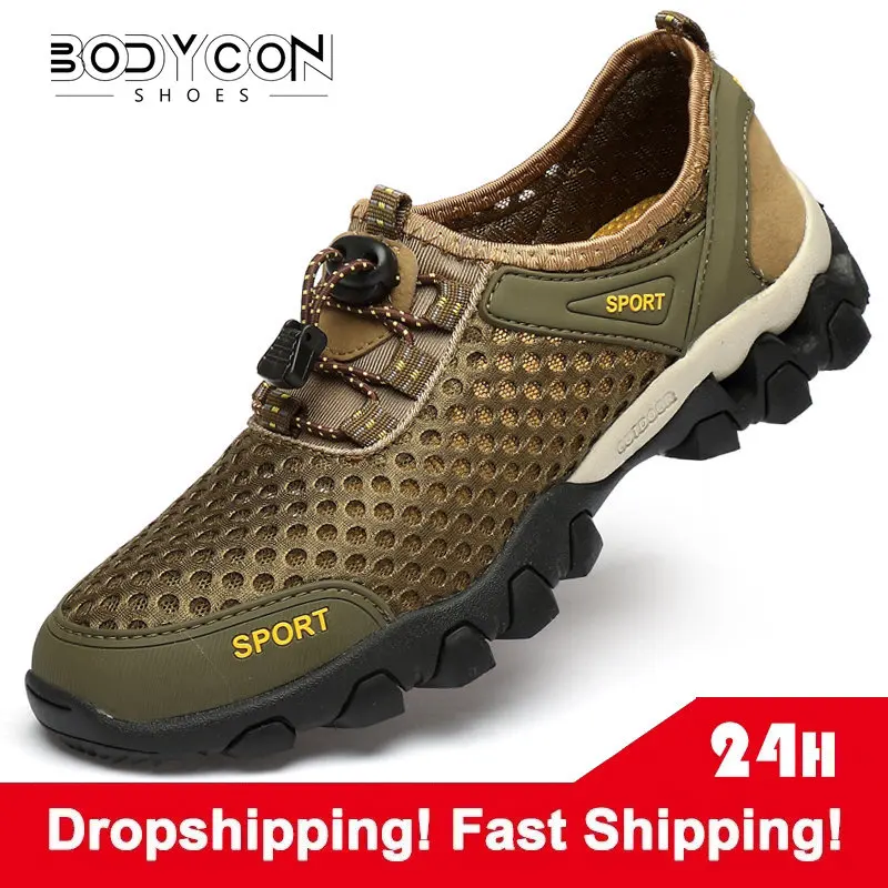 Men Water Wading Shoes Sneakers Breathable Summer Mesh Rubber Mens Non-Slip Sport Outdoor Hiking Shoes Mens Climbing Trekking
Men Water Wading Shoes Sneakers Breathable Summer Mesh Rubber Mens Non-Slip Sport Outdoor Hiking Shoes Mens Climbing Trekking