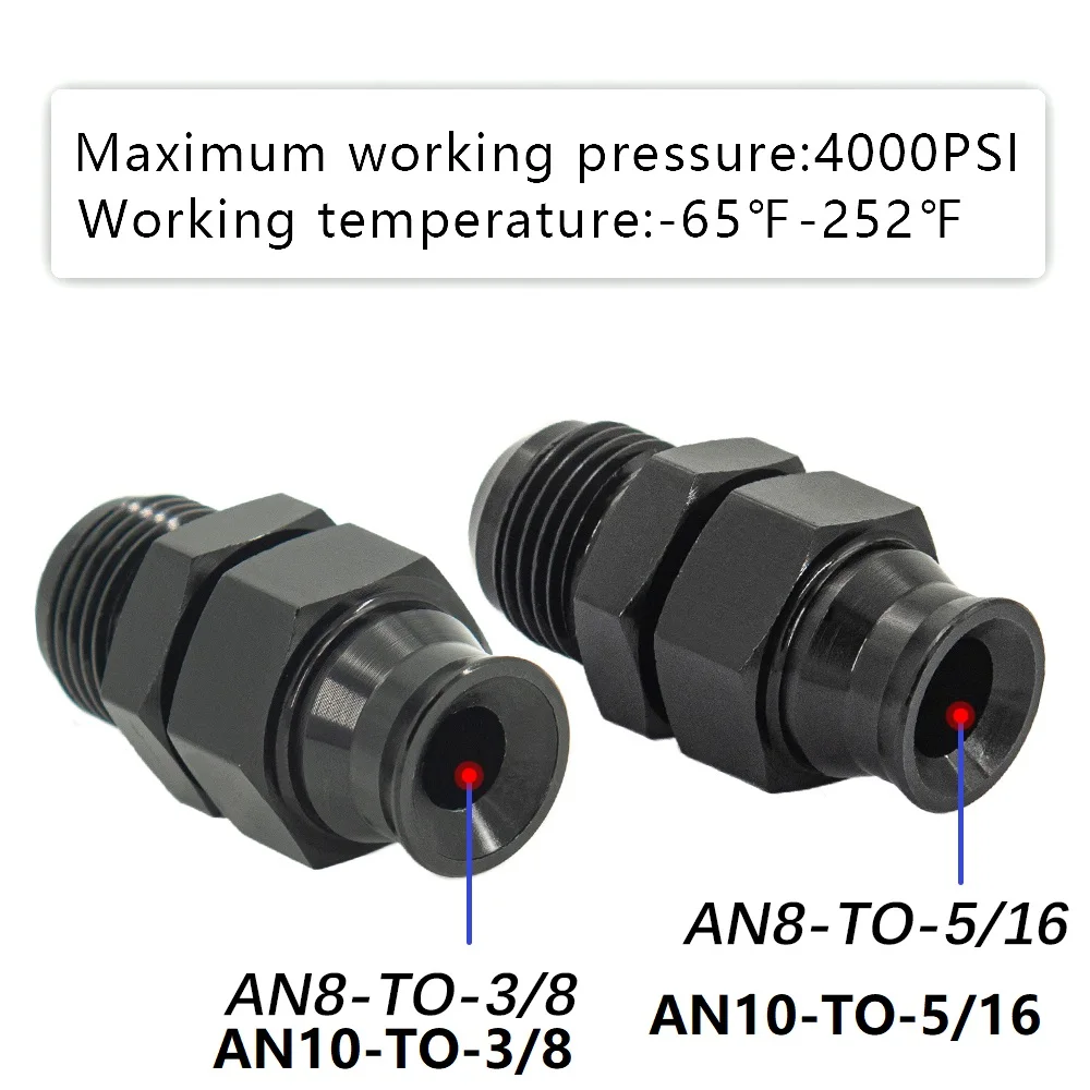 Straight AN8 AN10 Male to 5/16" AN8 AN10 Male to 3/8" Tube Hose Fitting Adapter Fuel Hard Line Pipe Aluminum Black Anodized
Straight AN8 AN10 Male to 5/16" AN8 AN10 Male to 3/8" Tube Hose Fitting Adapter Fuel Hard Line Pipe Aluminum Black Anodized