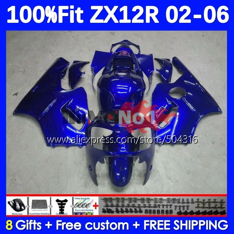 OEM Body For KAWASAKI NINJA ZX-12R ZX 12R 1200 86MC.56 ZX12R 02 03 04 05 06 ZX1200 2002 2003 2004 2005 2006 Fairing blue stock
OEM Body For KAWASAKI NINJA ZX-12R ZX 12R 1200 86MC.56 ZX12R 02 03 04 05 06 ZX1200 2002 2003 2004 2005 2006 Fairing blue stock