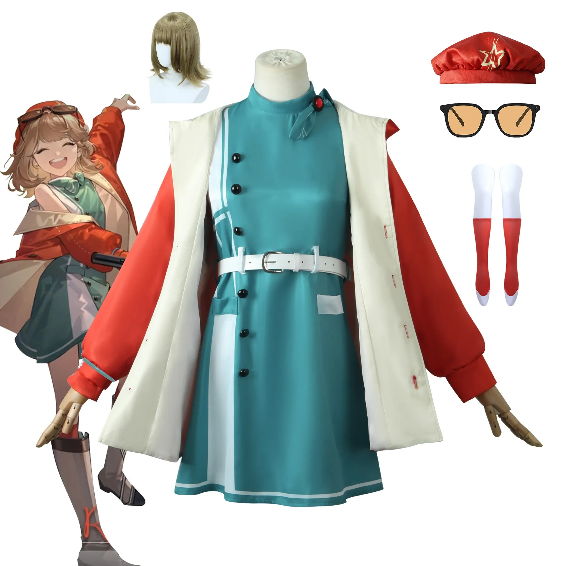 Game Reverse:1999 Regulus Cosplay Daily Costume Women Summer Dress Spring Autumn Coat Hat Accessory Set Halloween Anime Outfit
Game Reverse:1999 Regulus Cosplay Daily Costume Women Summer Dress Spring Autumn Coat Hat Accessory Set Halloween Anime Outfit