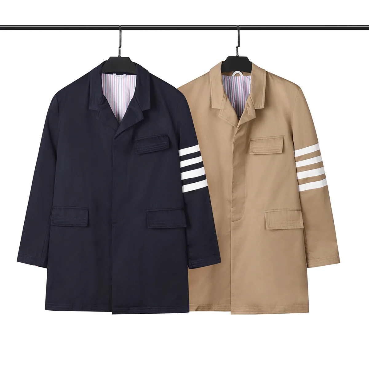 TB BROWIN Autumn Men Trech Coat Long Jacket Casual Turn Down Collar Cotton Korean Design High Quality Wear Turn Down Collar
TB BROWIN Autumn Men Trech Coat Long Jacket Casual Turn Down Collar Cotton Korean Design High Quality Wear Turn Down Collar