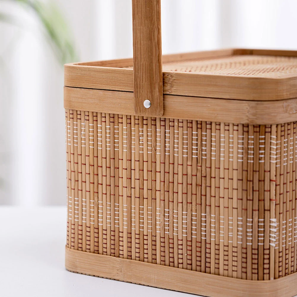 Egg Storage Basket Gift Packing Woven Picnic Carrying Baskets Vegetable Festival Practical Bamboo Hairy Crab 
Egg Storage Basket Gift Packing Woven Picnic Carrying Baskets Vegetable Festival Practical Bamboo Hairy Crab