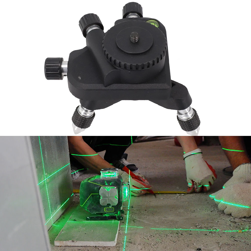 Laser Level Tripod Bracket Base 360 Degree Rotating Fine Adjustment Fine-tuning Meter Tripod Stand Laser Level Holder Tool
Laser Level Tripod Bracket Base 360 Degree Rotating Fine Adjustment Fine-tuning Meter Tripod Stand Laser Level Holder Tool