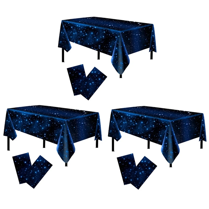 3 Pieces Tablecloth Birthday Party Tablecloth PEVA Waterproof And Oiled Tablecloth Disposable Party Tablecloth 54X108 Inch
3 Pieces Tablecloth Birthday Party Tablecloth PEVA Waterproof And Oiled Tablecloth Disposable Party Tablecloth 54X108 Inch