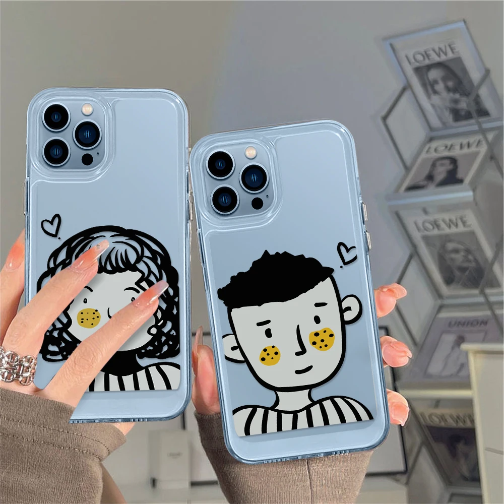 Cute Girl Boy Couple Phone Case for iPhone 14 13 12 11 Pro Max Mini XS XR X Protection Shell Back Cover for iPhone14ProMax Coque
Cute Girl Boy Couple Phone Case for iPhone 14 13 12 11 Pro Max Mini XS XR X Protection Shell Back Cover for iPhone14ProMax Coque