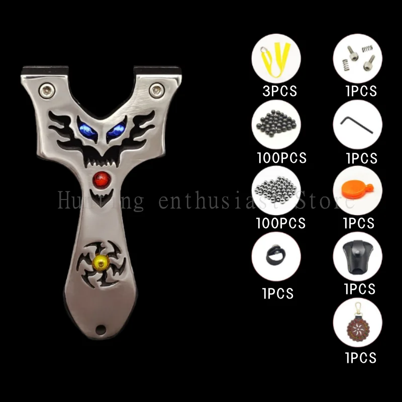 Traditional Shooting Slingshot toy Stainless Steel Metal Slingshot Corrosion Resistant Hunting Slingshot Durable
Traditional Shooting Slingshot toy Stainless Steel Metal Slingshot Corrosion Resistant Hunting Slingshot Durable
