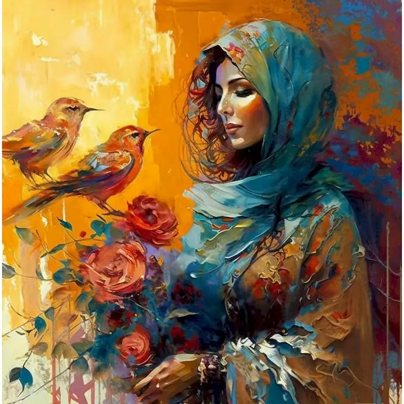 GATYZTORY Painting By Number Women And Birds Kits For Adults Handpainted DIY Coloring By Number Figure Home Decoration
GATYZTORY Painting By Number Women And Birds Kits For Adults Handpainted DIY Coloring By Number Figure Home Decoration
