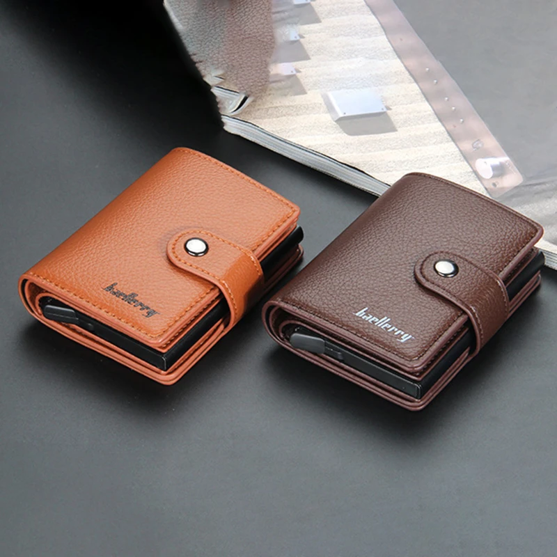 Blocking Protection Men Id Credit Bank Card Holder Case Wallet Leather Metal Aluminum Business Credit Card Cardholder 1PC
Blocking Protection Men Id Credit Bank Card Holder Case Wallet Leather Metal Aluminum Business Credit Card Cardholder 1PC