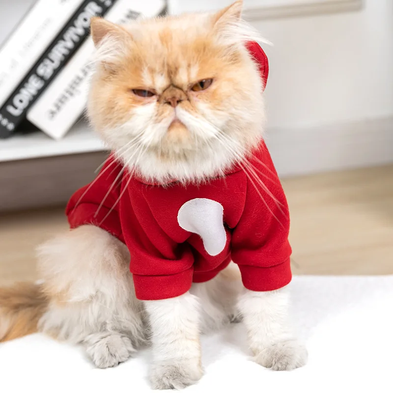 Cat Sweater Dog Hoodies Plush Thickened Cotton Padded Jacket Autumn And Winter Keep Warm Lovely Cat Pet Clothes
Cat Sweater Dog Hoodies Plush Thickened Cotton Padded Jacket Autumn And Winter Keep Warm Lovely Cat Pet Clothes