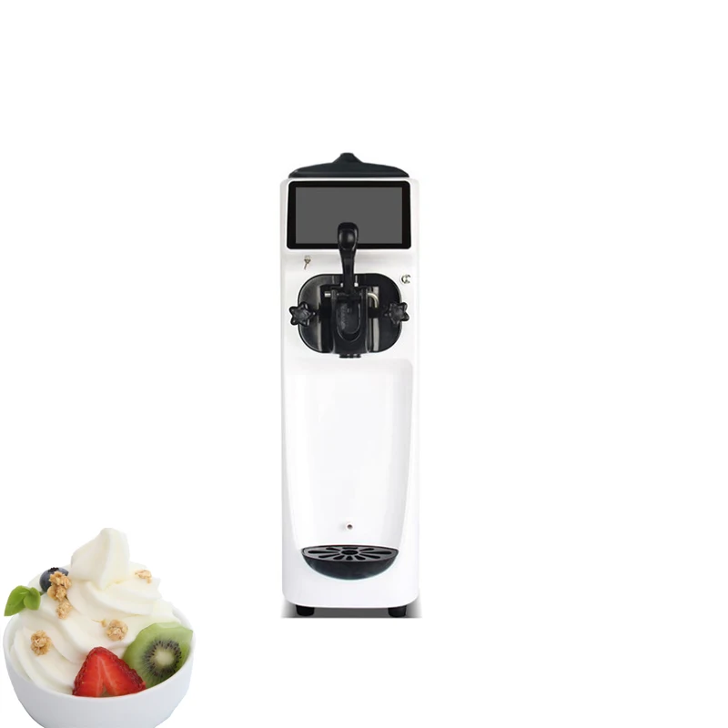 Настольный мини-аппарат для приготовления мягкого мороженого, торговый автомат с 3 вкусами, 110 В, 220 В