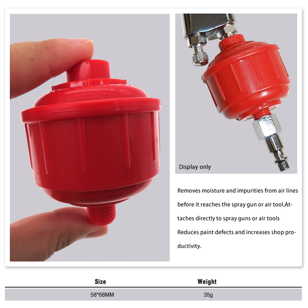 2022 New Cheap Durable Hot Sale Top-quality Clean Airline Filter Tool Red Plastic 58*68mm Air Filter Air Tools
2022 New Cheap Durable Hot Sale Top-quality Clean Airline Filter Tool Red Plastic 58*68mm Air Filter Air Tools