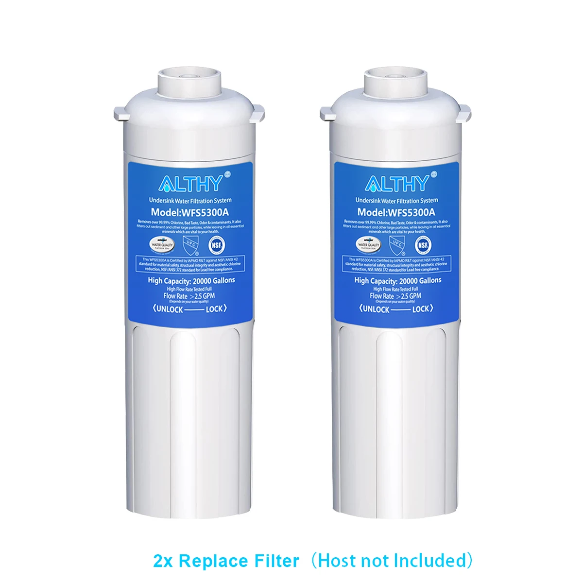 Фильтр для воды ALTHY WFS5300A
Фильтр для воды ALTHY WFS5300A