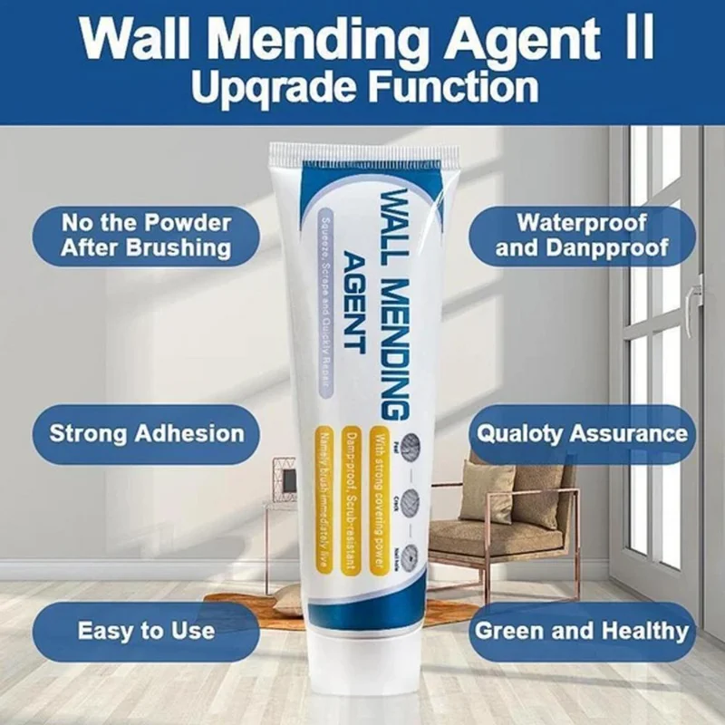 

Наборы для ремонта сухих стен, многофункциональная настенная шпатлевка для заполнения отверстий, безопасный набор шпатлевки для гипсокартона, агент для ремонта стен со скребком, легко