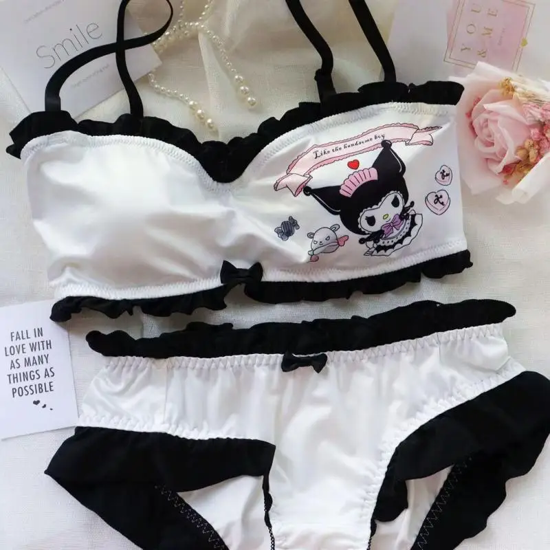 2Pcs A Complete Set of Summer Anime Kuromi Melody Brassiere Underwear Girls Antibacterial Pure Cotton Comfortable Briefs Gift
2Pcs A Complete Set of Summer Anime Kuromi Melody Brassiere Underwear Girls Antibacterial Pure Cotton Comfortable Briefs Gift