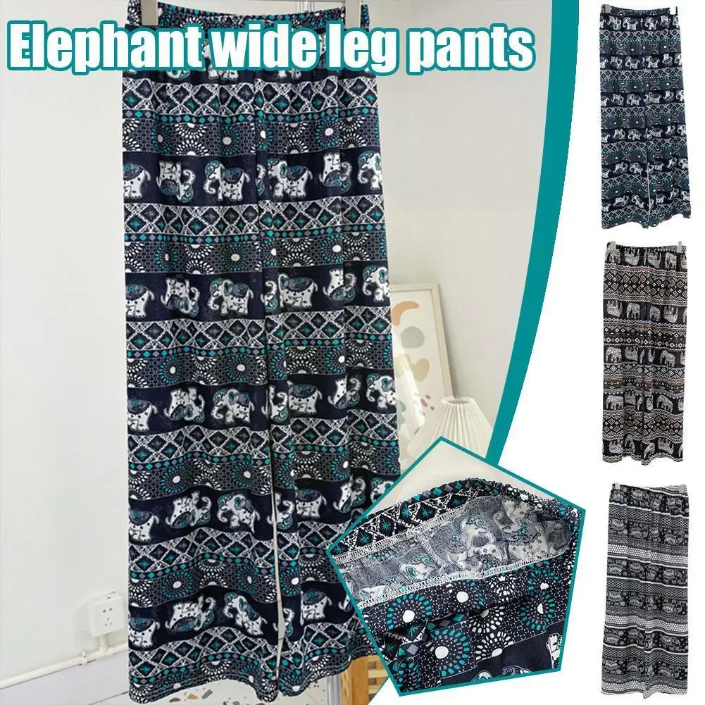 Women Elephant Pants Wide Leg High Waisted Elephant Trousers Leisure Loose Lounge Yoga Beach Pants Comfortable Printed Q6A8
Women Elephant Pants Wide Leg High Waisted Elephant Trousers Leisure Loose Lounge Yoga Beach Pants Comfortable Printed Q6A8