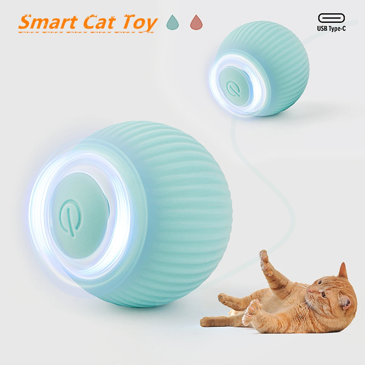 Smart Cat Rolling Ball Toys Rechargeable Cat Toys Ball Motion Ball Self-moving Kitten Toys for Indoor Interactive Playing 2023
Smart Cat Rolling Ball Toys Rechargeable Cat Toys Ball Motion Ball Self-moving Kitten Toys for Indoor Interactive Playing 2023