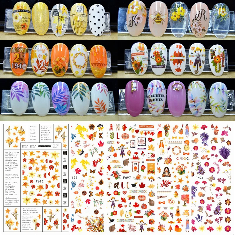 Nail Designs Sticker Transfer Nails Sliders 3D Nail Art Stickers Self-Adhesive Geometric Leaves Floral Bee Nail Decals Manicure
Nail Designs Sticker Transfer Nails Sliders 3D Nail Art Stickers Self-Adhesive Geometric Leaves Floral Bee Nail Decals Manicure