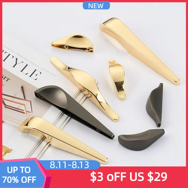 Zinc Alloy Cabinet Handles Modern Simple Gold Closet Cupboard Drawer Pulls Wardrobe Door Dressing Table Knobs for Furniture
Zinc Alloy Cabinet Handles Modern Simple Gold Closet Cupboard Drawer Pulls Wardrobe Door Dressing Table Knobs for Furniture