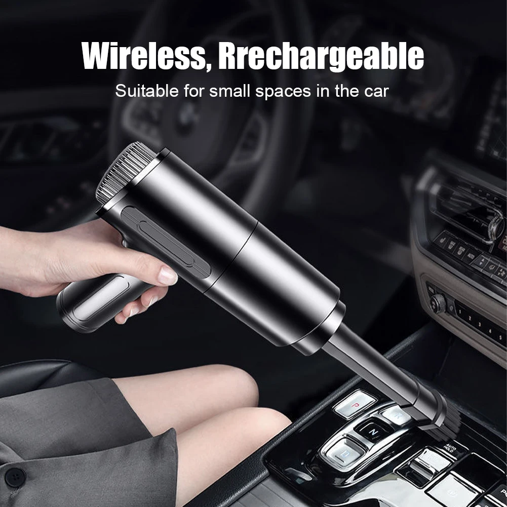 120W Car Vacuum 9000Pa Rechargeable Wireless Vacuum Cleaner Handheld Washable Filter Mini Vacuum Cleaner for Home Car Cleaning
120W Car Vacuum 9000Pa Rechargeable Wireless Vacuum Cleaner Handheld Washable Filter Mini Vacuum Cleaner for Home Car Cleaning