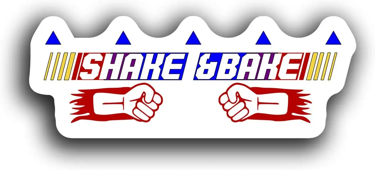 JMM Industries Shake and Bake DecalSaying13cmx5cm Premium Quality Vinyl Sticker UV Protective Laminate PDS2114
JMM Industries Shake and Bake DecalSaying13cmx5cm Premium Quality Vinyl Sticker UV Protective Laminate PDS2114