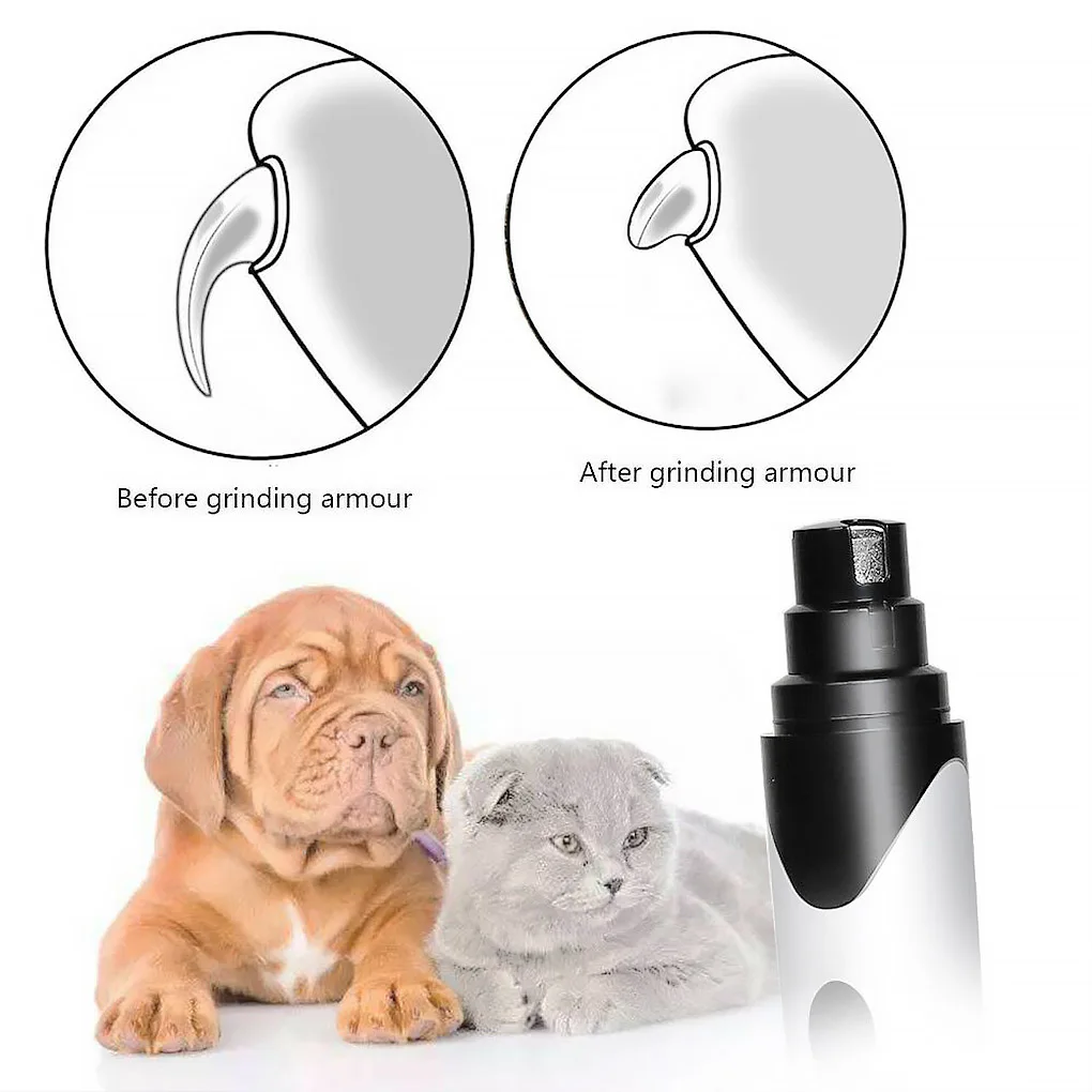 Automatic Pet Dog Cat Paw Nail Clipper Trimmer with Steel Wheel Rechargeable Claw Nail Grooming Grinder
Automatic Pet Dog Cat Paw Nail Clipper Trimmer with Steel Wheel Rechargeable Claw Nail Grooming Grinder