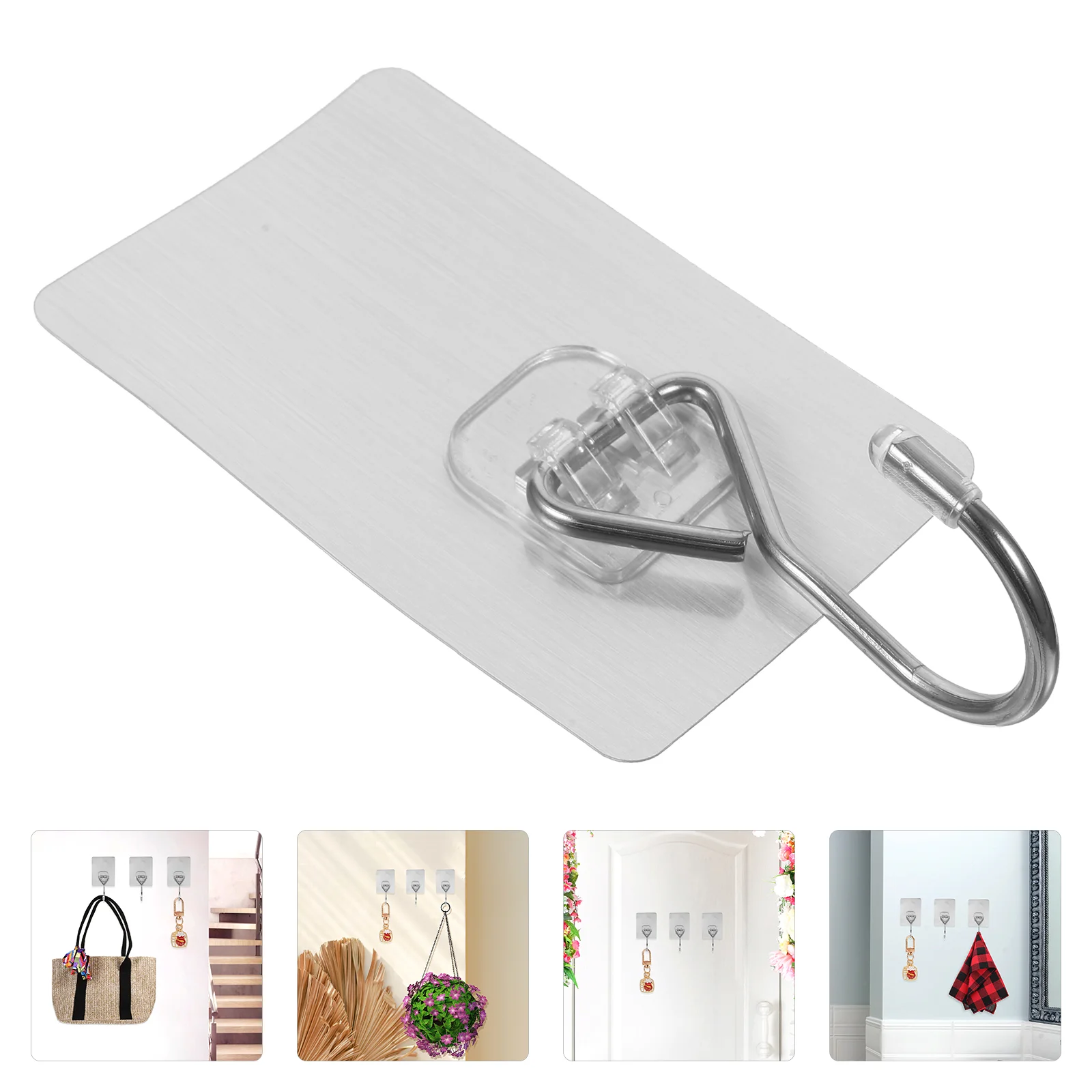 10 Pcs Strong Stick Hooks Hanging Coats Heavy Duty Adhesive Wall Large Pvc Decorative Sticky Extra
10 Pcs Strong Stick Hooks Hanging Coats Heavy Duty Adhesive Wall Large Pvc Decorative Sticky Extra