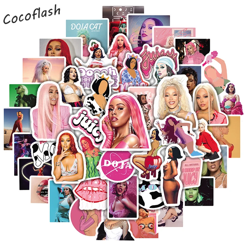 10/50PCS/set Doja Cat Cartoon American Singer Sexy Stickers For Laptop Luggage Phone Kids DIY Skateboard Helmet Guitar Decals
10/50PCS/set Doja Cat Cartoon American Singer Sexy Stickers For Laptop Luggage Phone Kids DIY Skateboard Helmet Guitar Decals
