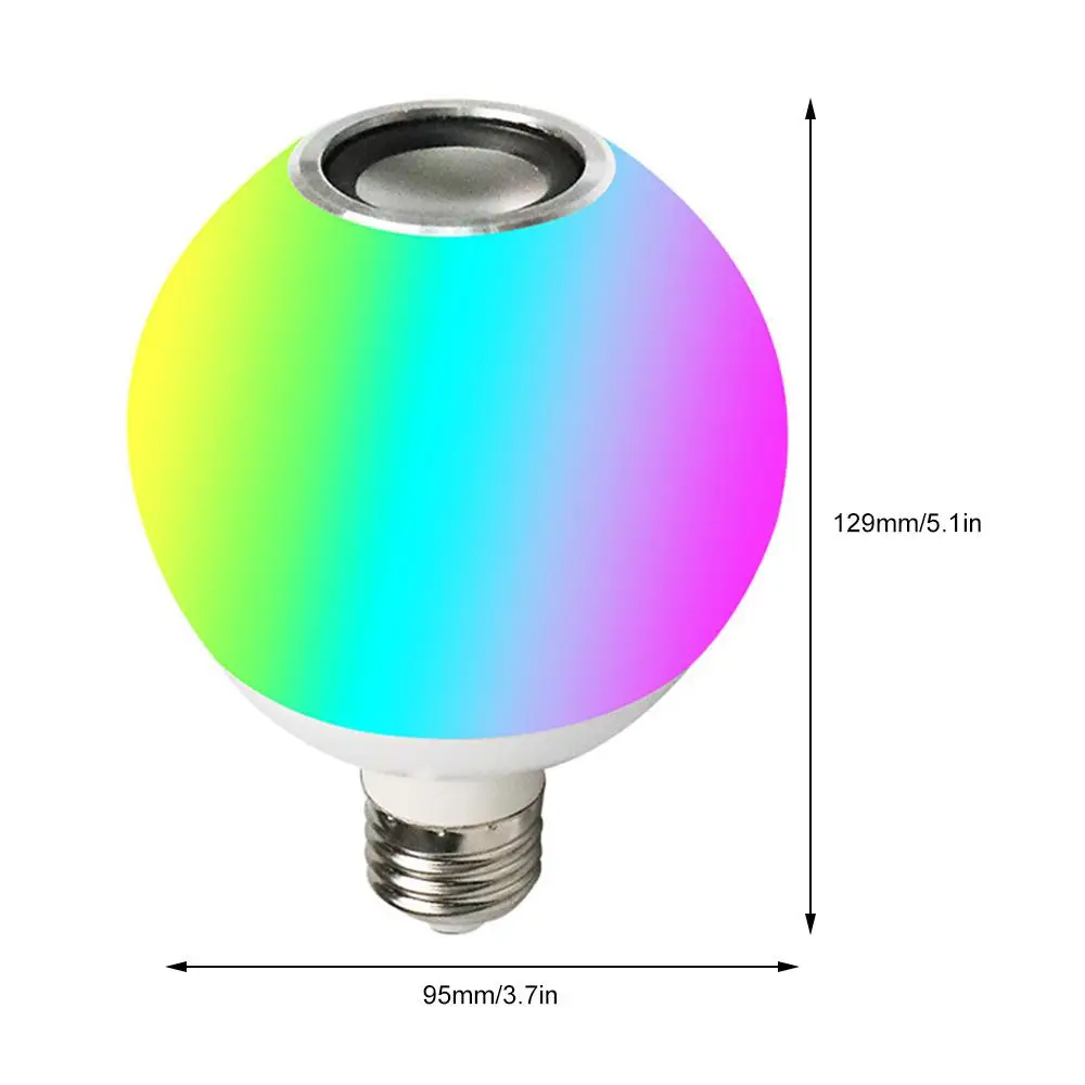 Dimmable Smart Light Bulb Home Decorations 12w Led Rgb Sound Box Musical Lights 85-265v Music Night Lamp Wireless Remote Control
Dimmable Smart Light Bulb Home Decorations 12w Led Rgb Sound Box Musical Lights 85-265v Music Night Lamp Wireless Remote Control