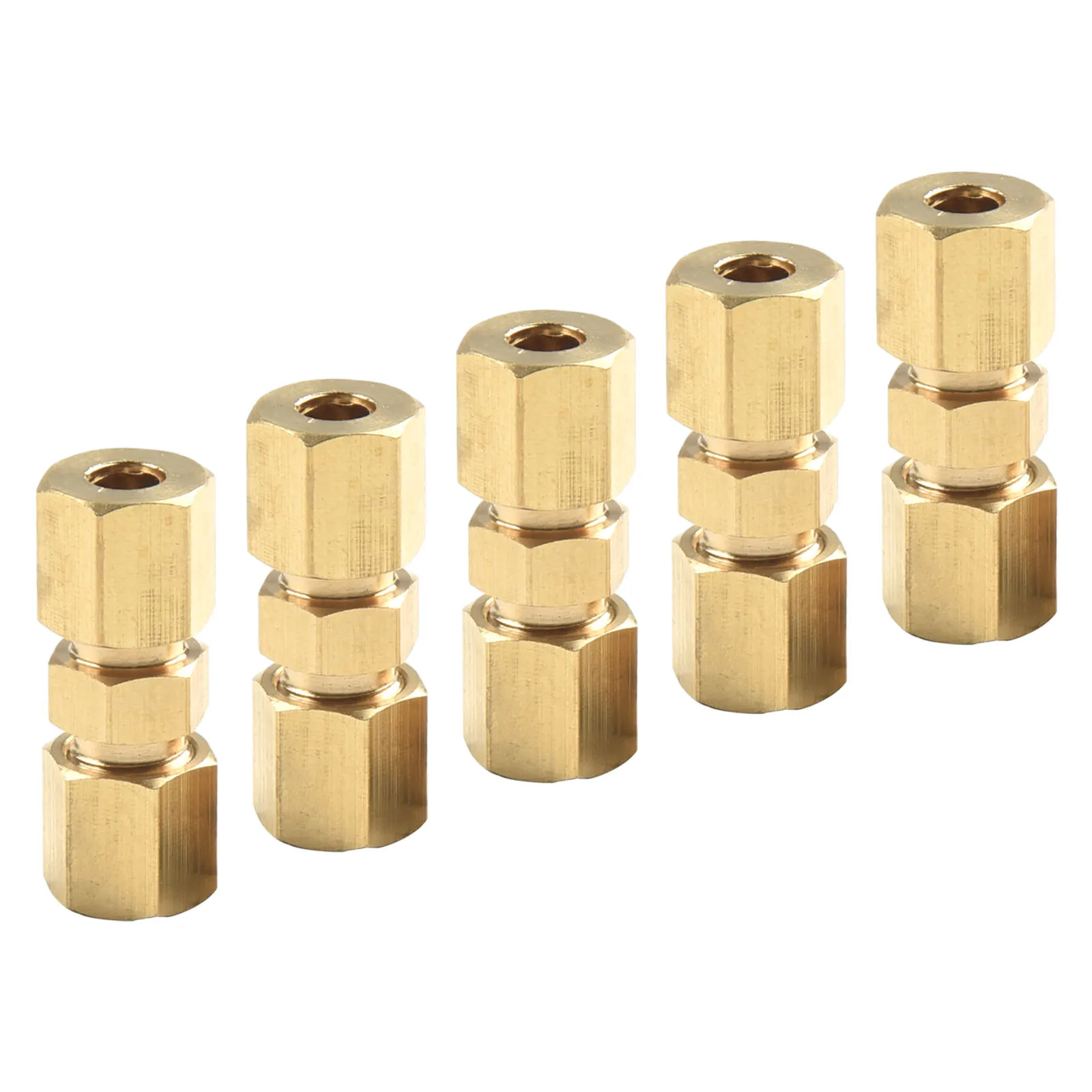 Car Brake Lines Union Compression Connector Fittings Hydraulic Replacement 3/16'' OD 5Pcs Auto Brass Accessories
Car Brake Lines Union Compression Connector Fittings Hydraulic Replacement 3/16'' OD 5Pcs Auto Brass Accessories