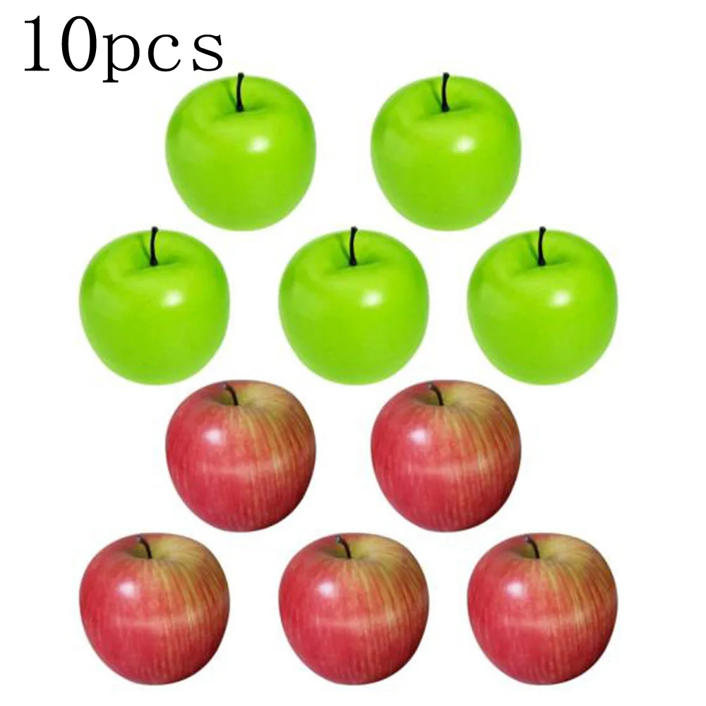 10Pcs Simulation Fruit Plastic Fake Red Apples Artificial Green Apples Kitchen Home Party Decoration Photography Props
10Pcs Simulation Fruit Plastic Fake Red Apples Artificial Green Apples Kitchen Home Party Decoration Photography Props