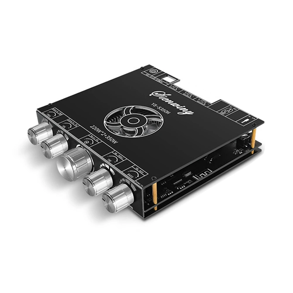 YS-S350H Bluetooth 5.1 Subwoofer Amplifier Board 2.1 Channel High Power Audio Stereo Digital Amplifier Board 220Wx2+350W
YS-S350H Bluetooth 5.1 Subwoofer Amplifier Board 2.1 Channel High Power Audio Stereo Digital Amplifier Board 220Wx2+350W