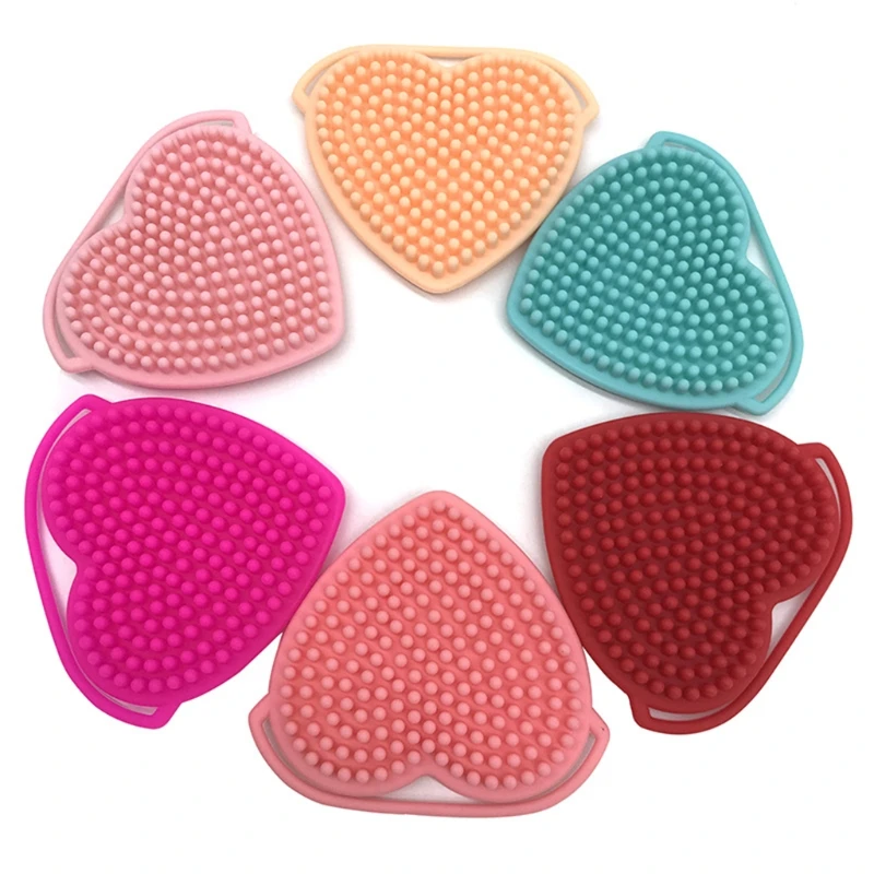 Q1QD Heart Shape Silicone Double Sided Facial Cleansing Brush Soft Bristles Exfoliating Body Face Scrubber Baby Shower Tool
Q1QD Heart Shape Silicone Double Sided Facial Cleansing Brush Soft Bristles Exfoliating Body Face Scrubber Baby Shower Tool