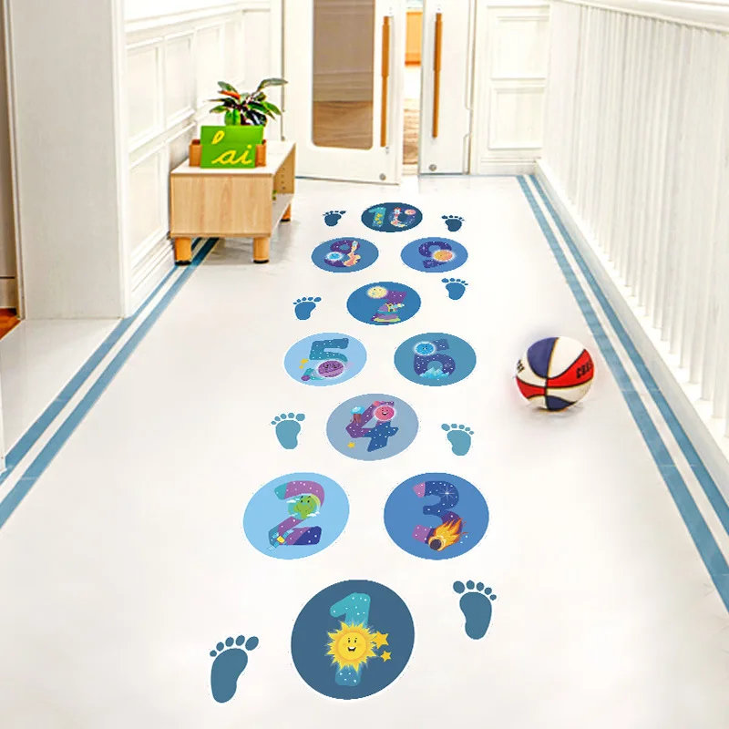 Cartoon number DIY stickers on hopscotch children's house kindergarten home decoration PVC stickers room decoration teenager
Cartoon number DIY stickers on hopscotch children's house kindergarten home decoration PVC stickers room decoration teenager