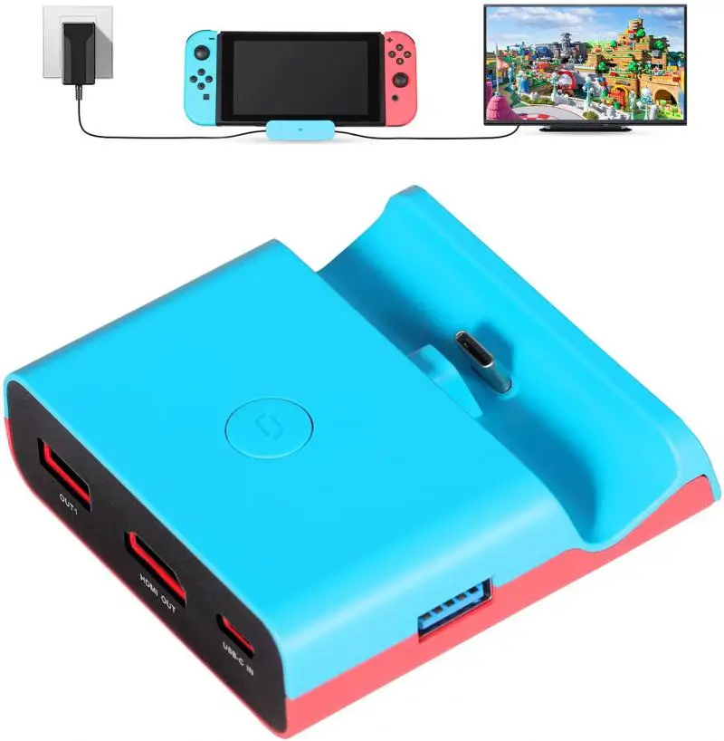 6 Ports Charging Dock Station For Switch Portable 4K 1080P Video Adapter Conversion Charger Base Stand For Switch Phones
6 Ports Charging Dock Station For Switch Portable 4K 1080P Video Adapter Conversion Charger Base Stand For Switch Phones
