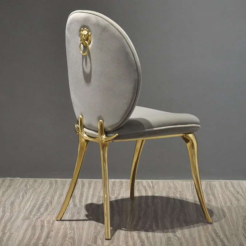 Customized Post-Modern Light Luxury Dining Chair Bocadolobo High-End Living Room Furniture Soft Bag Complete Simple Study Chair
Customized Post-Modern Light Luxury Dining Chair Bocadolobo High-End Living Room Furniture Soft Bag Complete Simple Study Chair