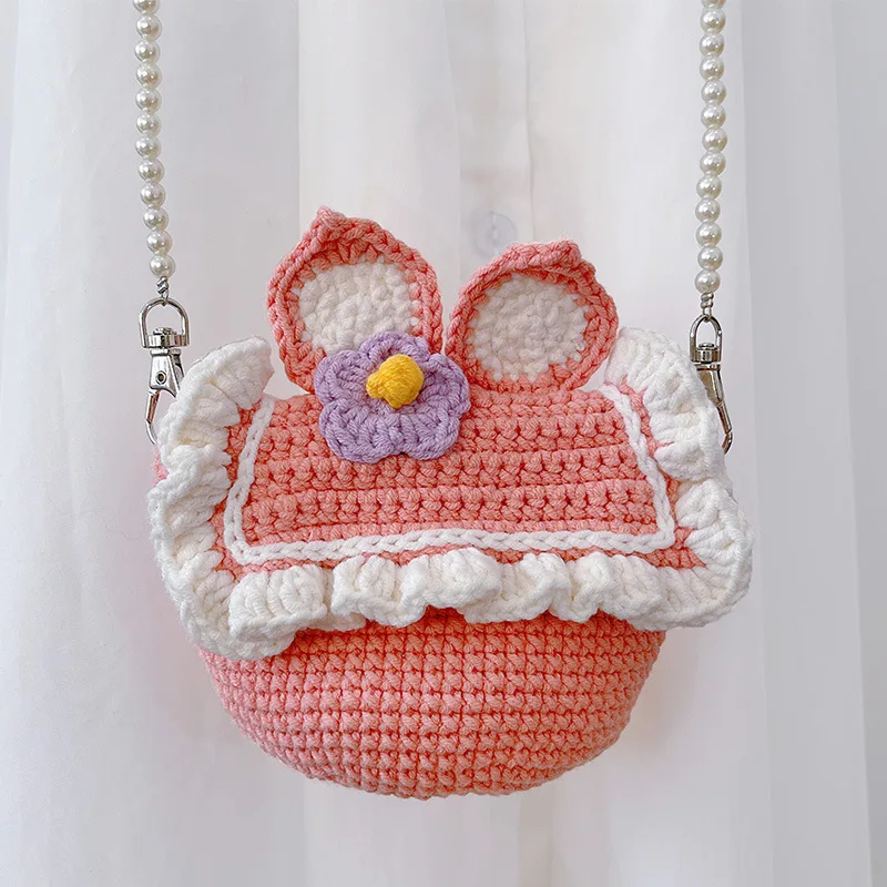 Cartoon Knitting Bags for Women Handmade Woven Handbags with Chain Ladies Fashion Square Crochet Bag Handbags Bags
Cartoon Knitting Bags for Women Handmade Woven Handbags with Chain Ladies Fashion Square Crochet Bag Handbags Bags