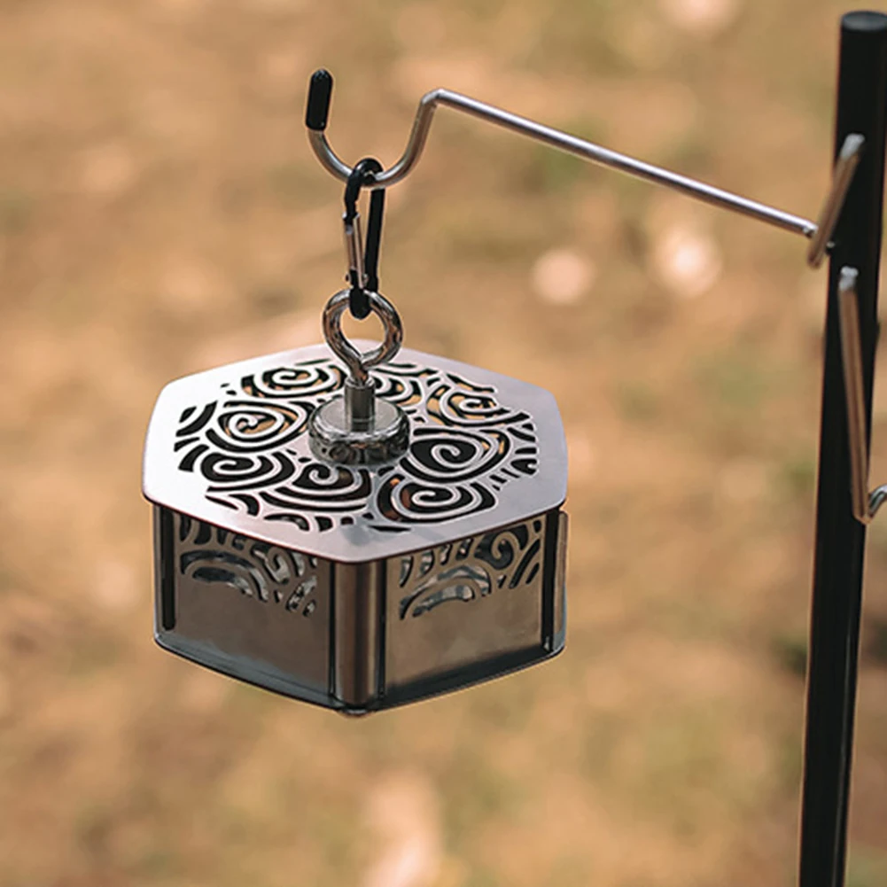 Incense Coil Holder Outdoors Stainless Steel Mosquito Coil Holder Camping Hollow Multifunctional for Camping Picnic Accessory
Incense Coil Holder Outdoors Stainless Steel Mosquito Coil Holder Camping Hollow Multifunctional for Camping Picnic Accessory