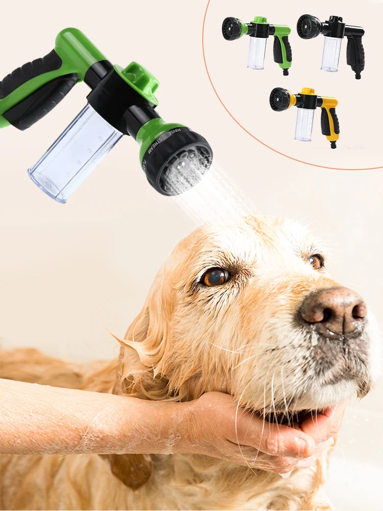O40 High-pressure Sprayer Nozzle Hose dog shower Gun Adjustable Foam Gun Jet Dispenser Garden Watering Horse Dog Animal Washing
O40 High-pressure Sprayer Nozzle Hose dog shower Gun Adjustable Foam Gun Jet Dispenser Garden Watering Horse Dog Animal Washing